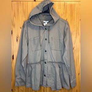 Maurices Gray cotton lightweight jacket